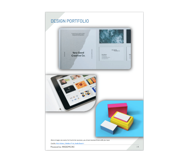 Graphic Design Proposal Product Design Proposal Example Document