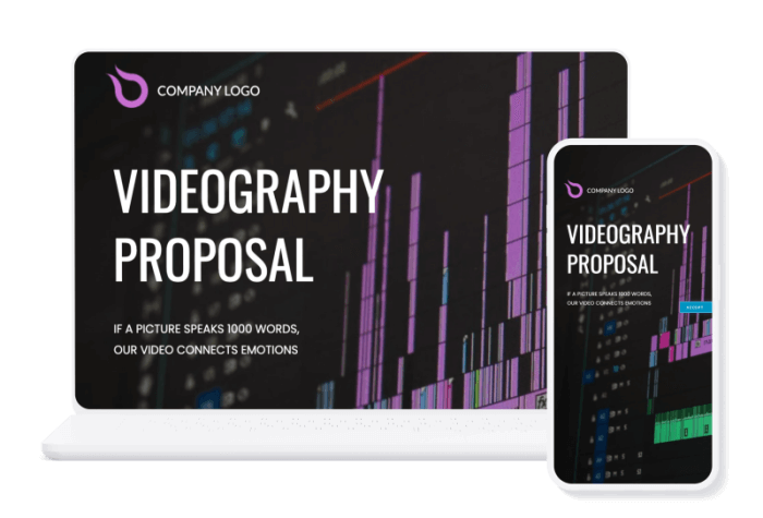 mobile friendly proposals